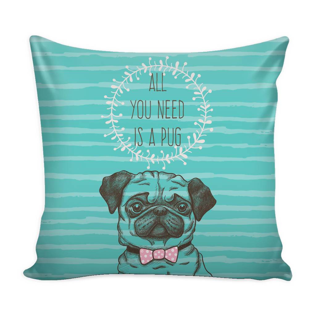 Pug Throw Pillows Ii