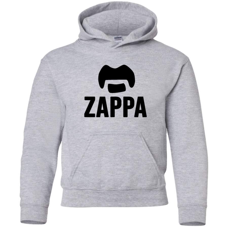 AGR Frank Zappa Logo Zappastache Youth Pullover Hoodie