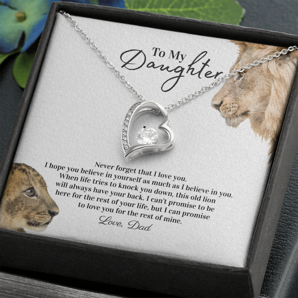 To My Daughter – Father Lion – Forever Love Necklace