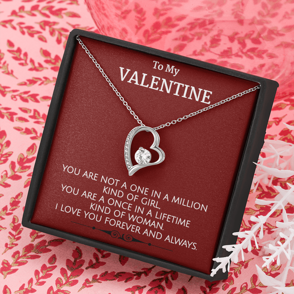 Heart Necklace To My Girlfriend Valentines Day Gifts For Wife Valentine'S Necklace To My Valentine Jewelry From Husband - Boyfriend To  Valentines Day Gift For Her - Romantic Valentines Gift For Wife - Valentine'S Day For Wife Blueshirtfarm Fashion