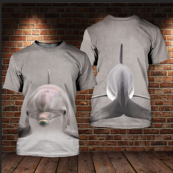 Funny Dolphin 3D All Over Us Unisex Size Shirt For Dolphin Lovers