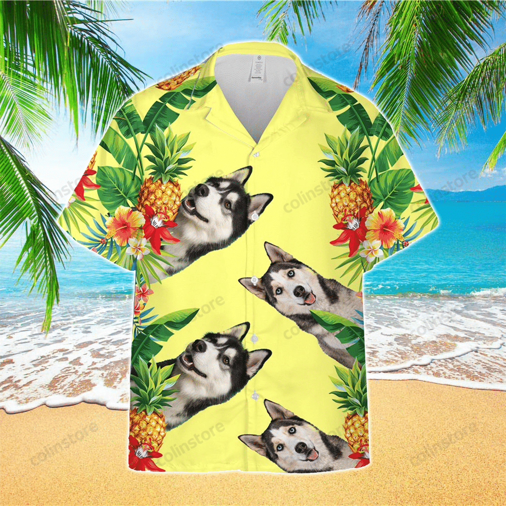 Husky Hawaii Shirt Aloha Ha44386