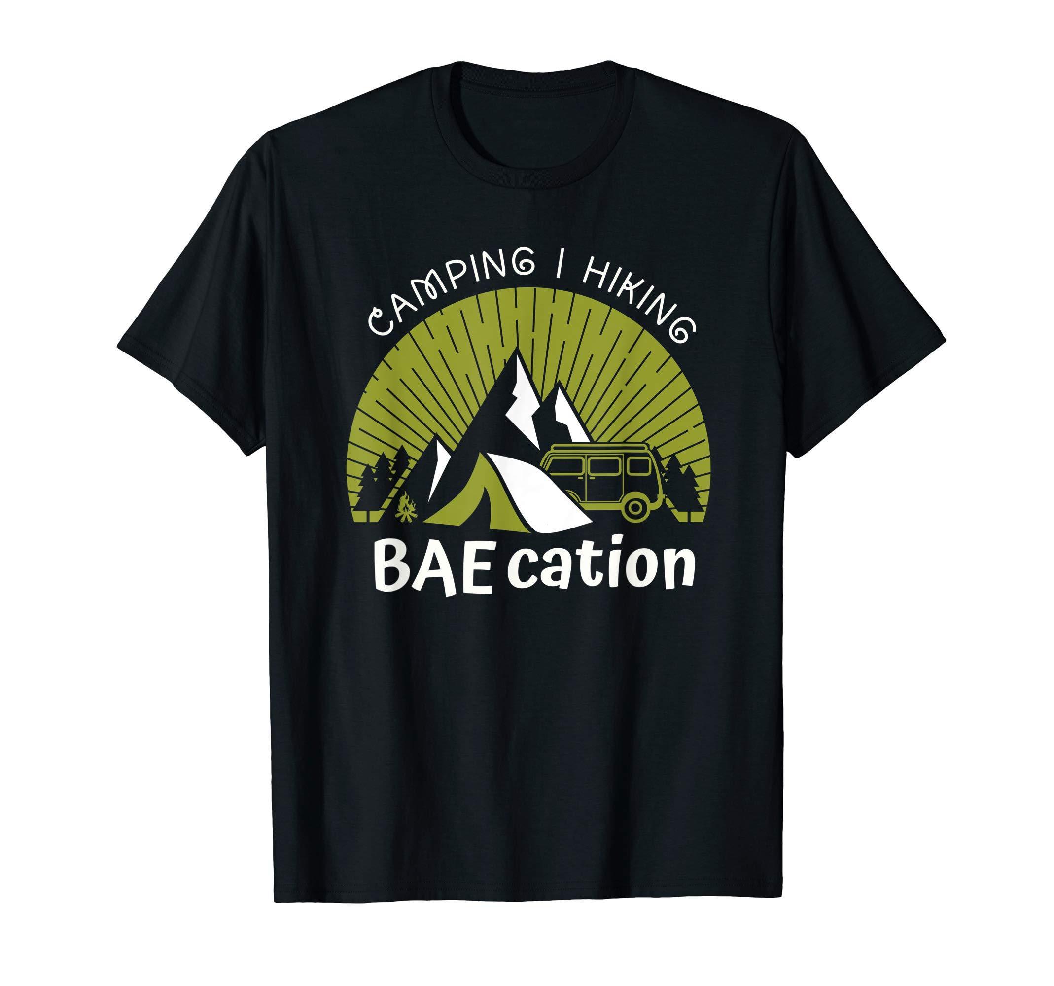 Hiking Camping Baecation Bae Vacation For Couples T-Shirt