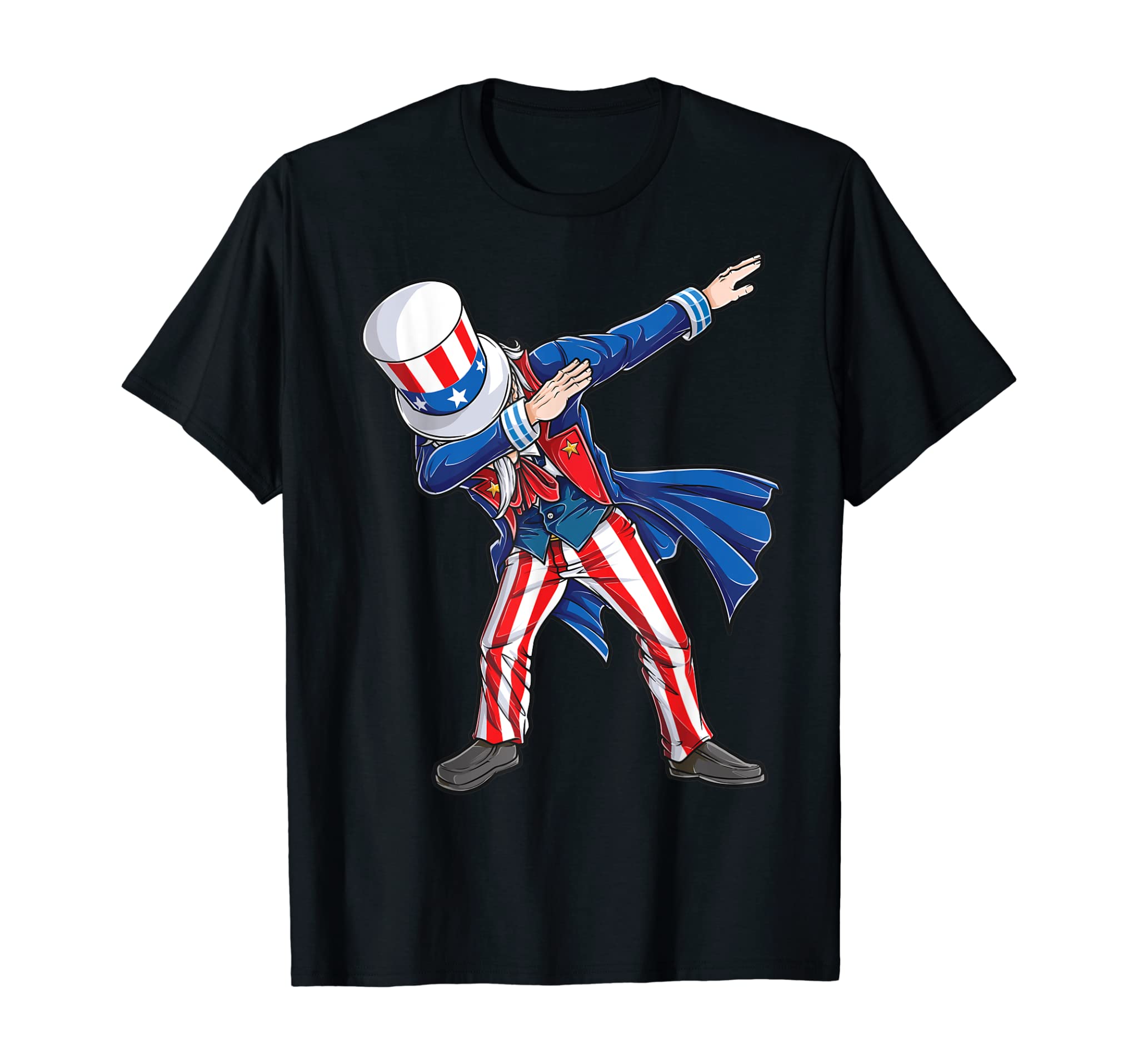 4th of july shirts for kids Dabbing Uncle Sam Boys Men Gifts