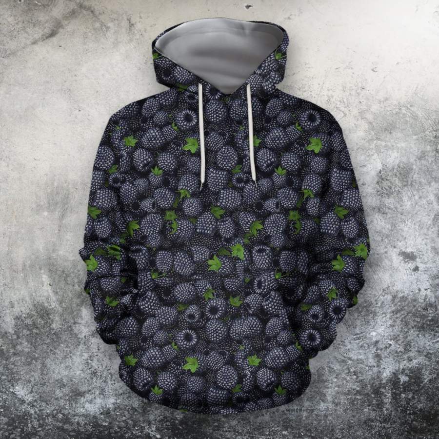 3D All Over Raspberries Hoodie