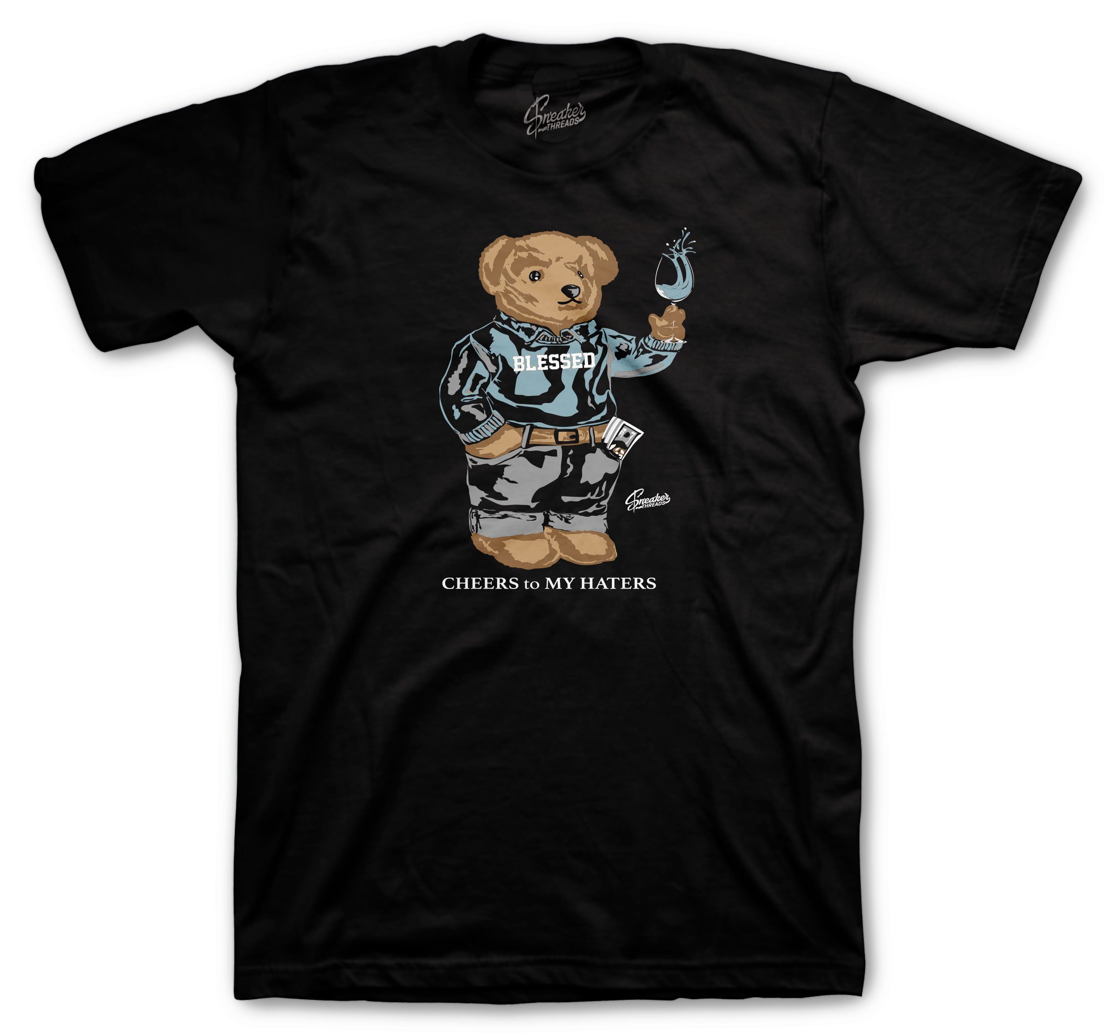 Yeezy 700 Hospital Blue Cheers Bear Shirt