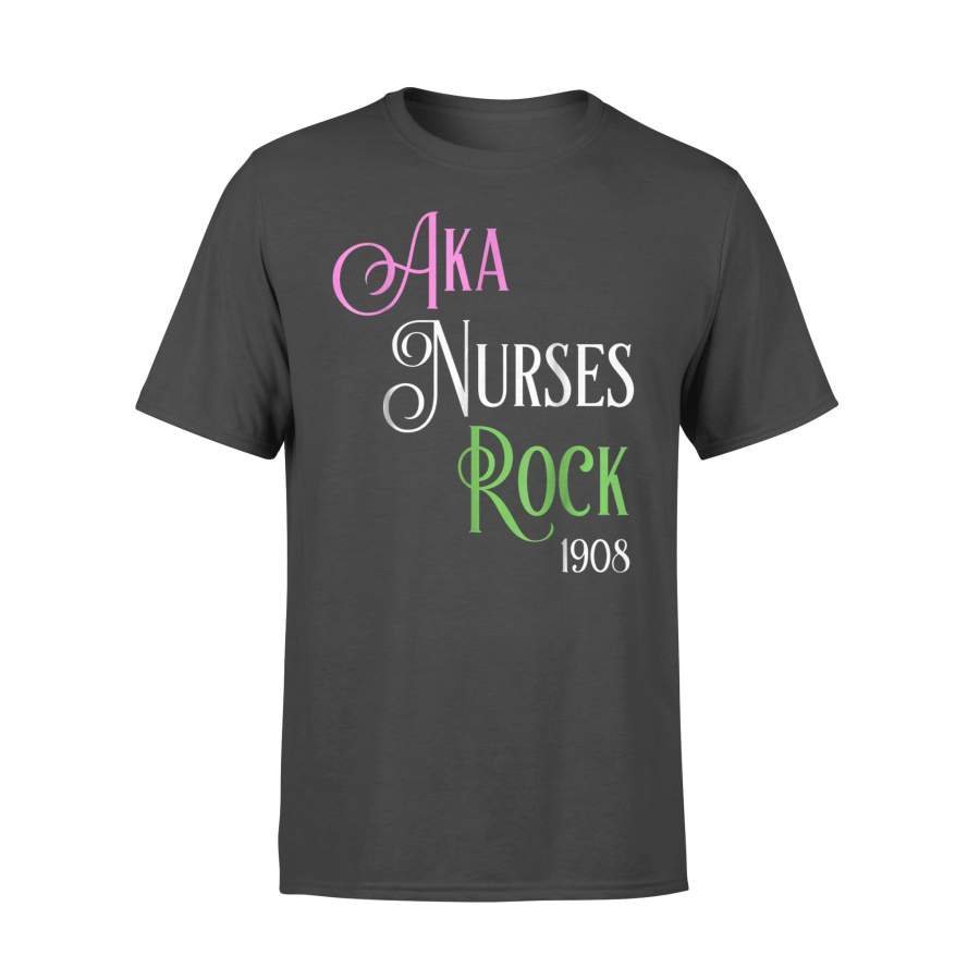 Alpha Kappa A Nurses LPN RN CNA Rock T-Shirt – Standard T-shirt