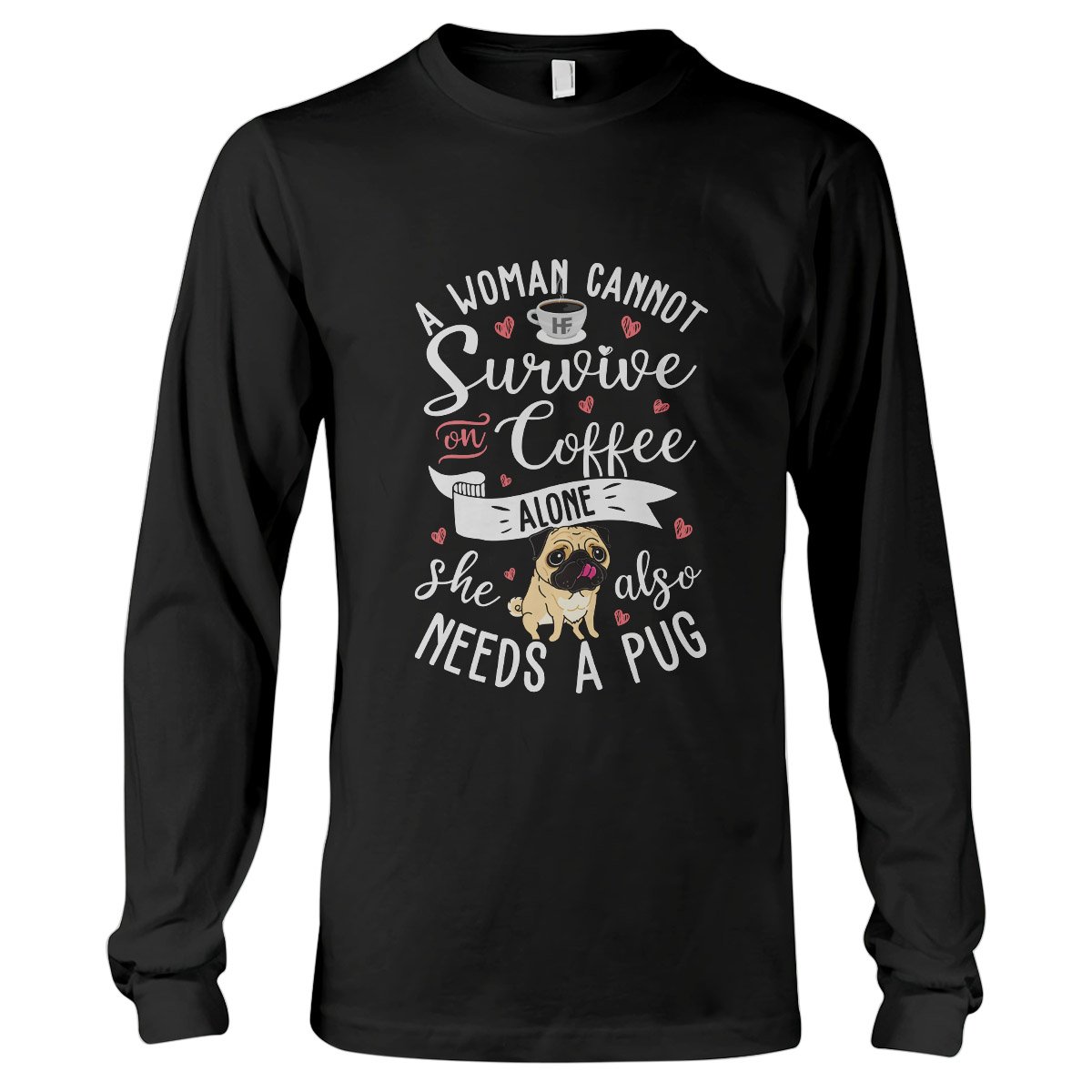 Pug Lovers Shirt 08 Ez01 1009 Long Sleeve T-Shirt