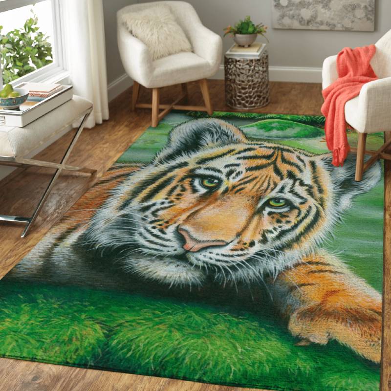 teenage tiger – Animals Area Rug Carpet