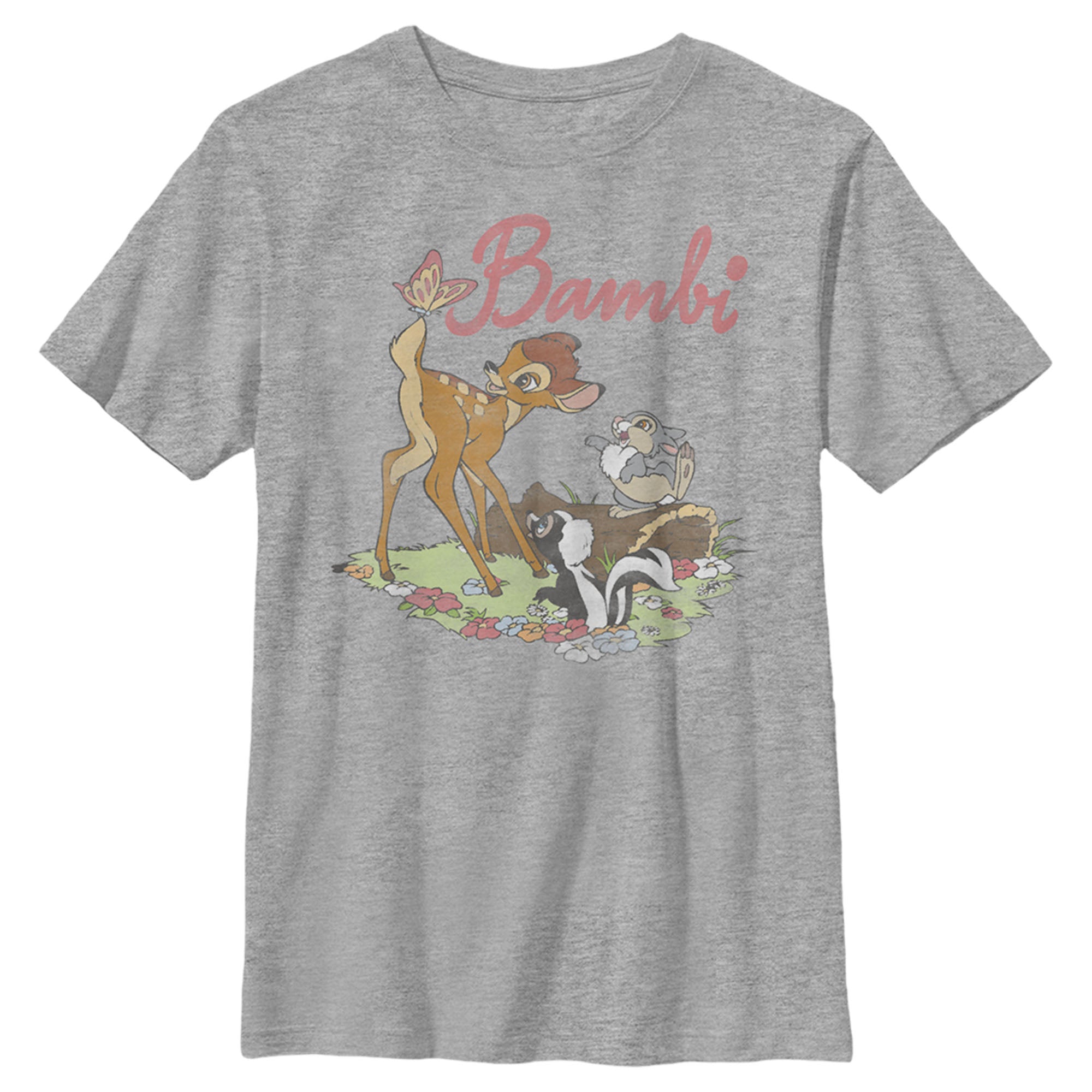 Boy’S Bambi Flower, Thumper And A Butterfly T-Shirt