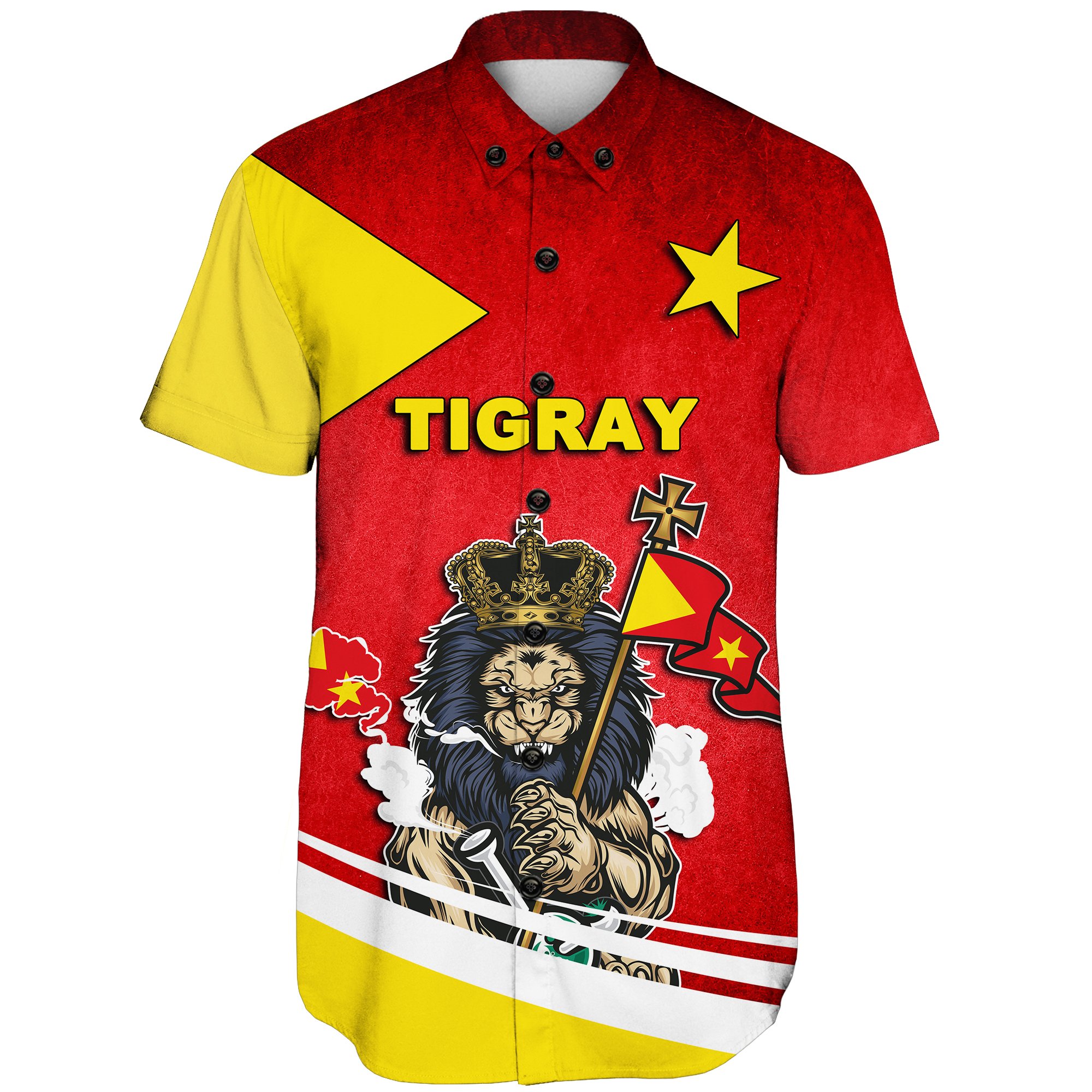 Tigray Lion Short Sleeve Shirt A31