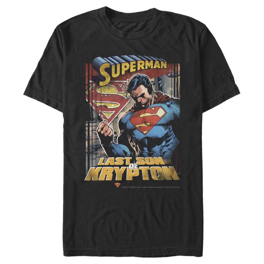 Superman Men’s Son of Krypton  T Shirt