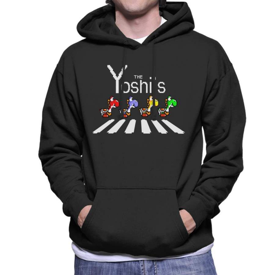 The Yoshis Super Mario Abbey Road Men’s Hooded Sweatshirt