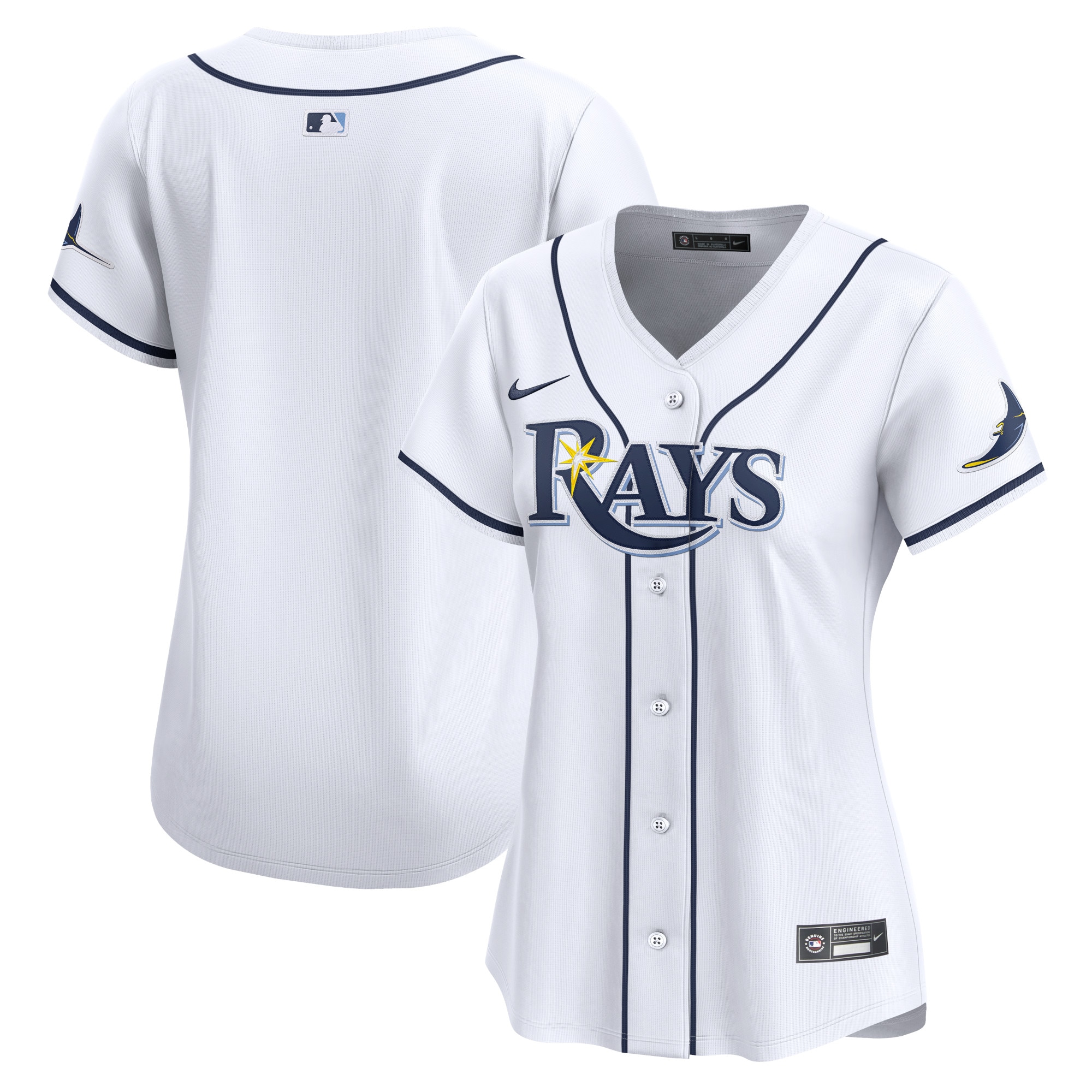 Tampa Bay Rays Women's Home Limited Jersey – White