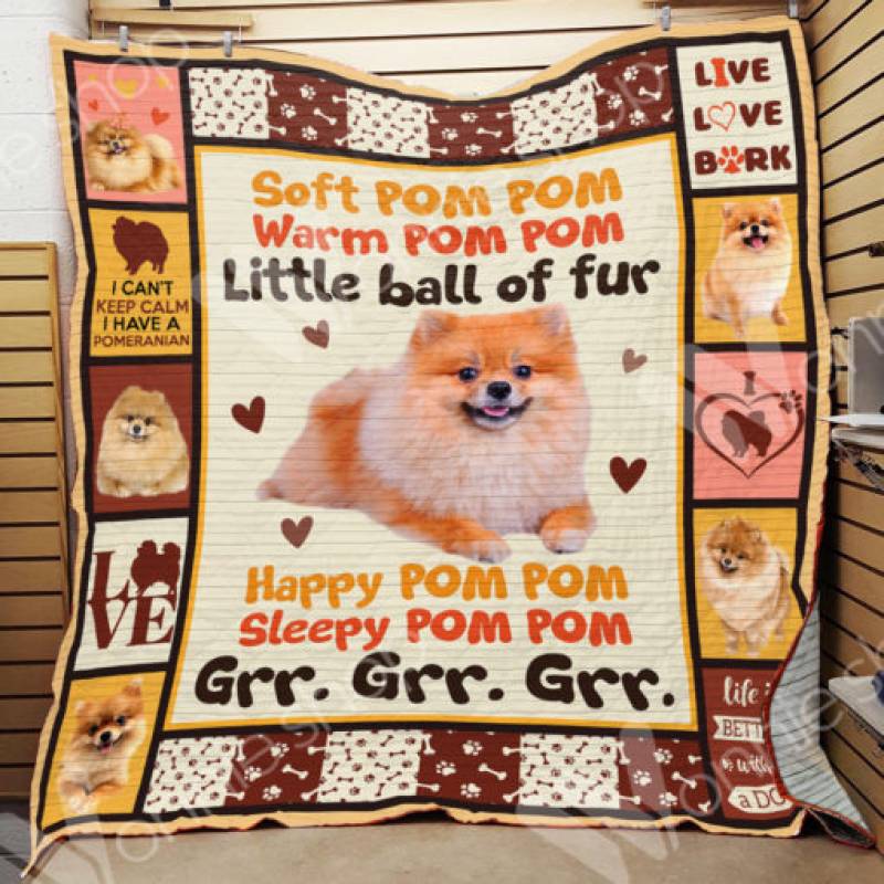 Pomeranian Dog Blanket NOV2202 78O42