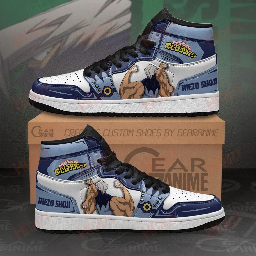 Bnha Mezo Shoji Sneakers Custom My Hero Academia Anime Shoes