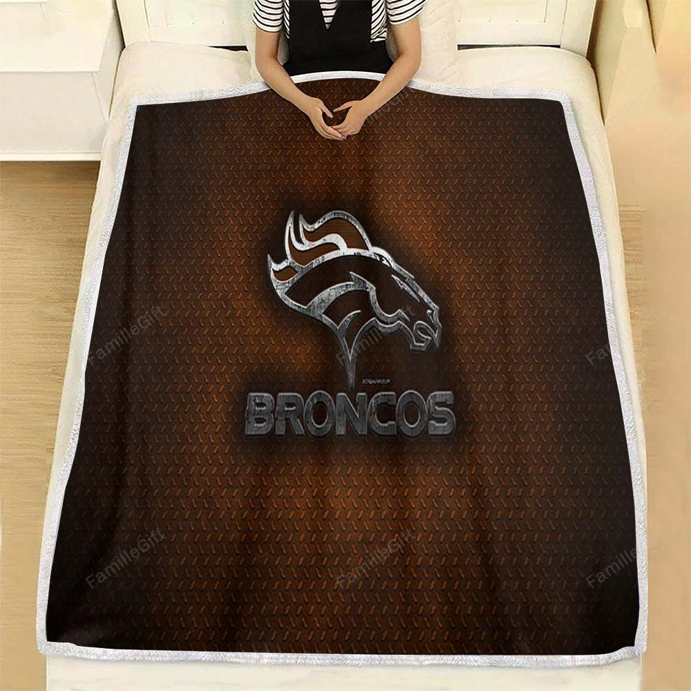 Denver Broncos Fleece Blanket – American Football Club Soft Blanket, Warm Blanket