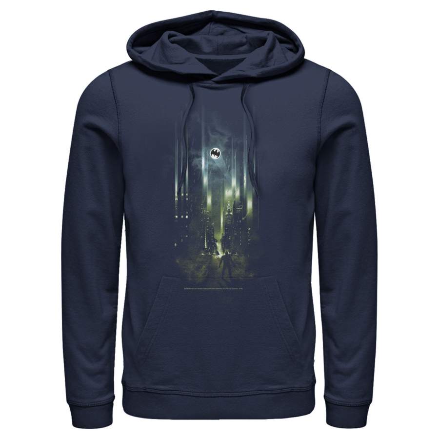 Batman Men’s Gotham City Signal  Lightweight Hoodie