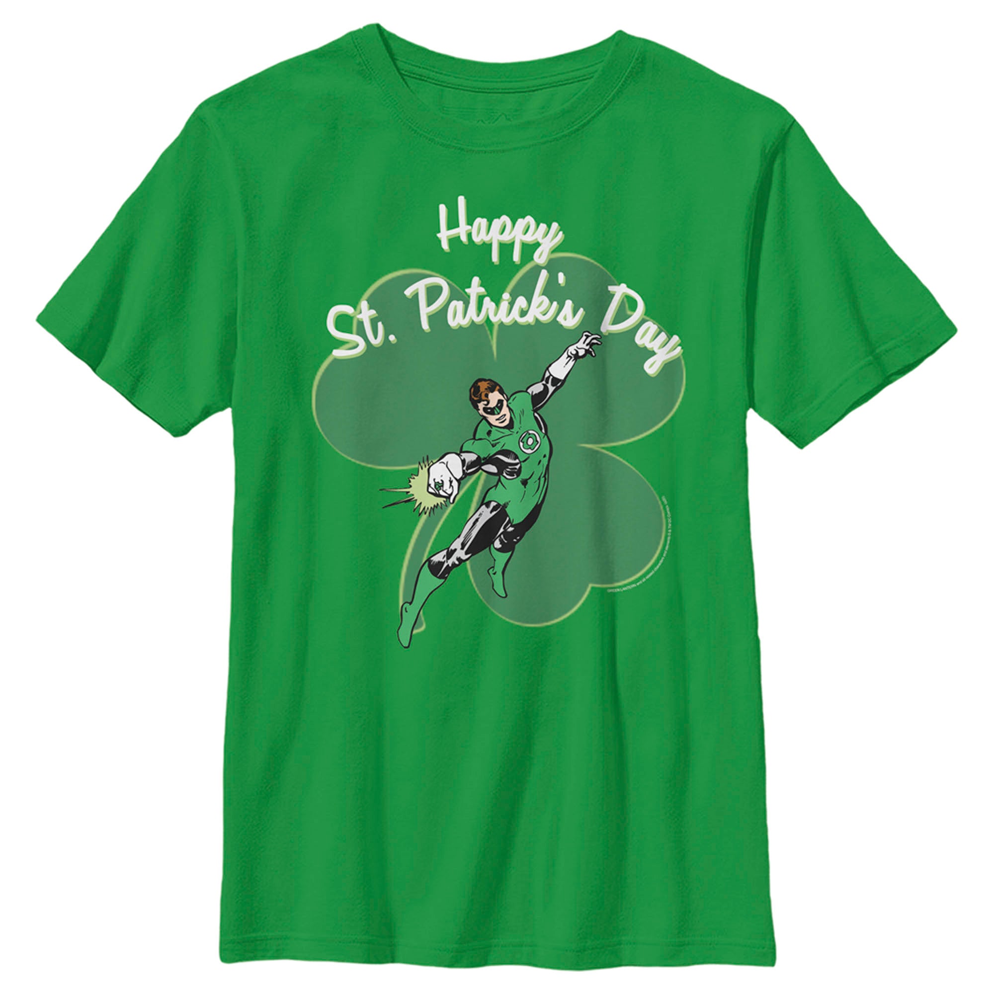 Boy’S Green Lantern Happy St. Patrick’S Day T-Shirt