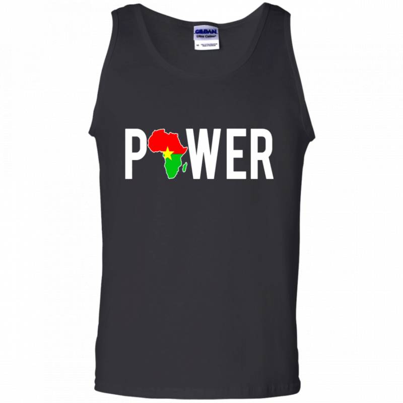 Africa Black African Power Burkina Faso Map T Shirt