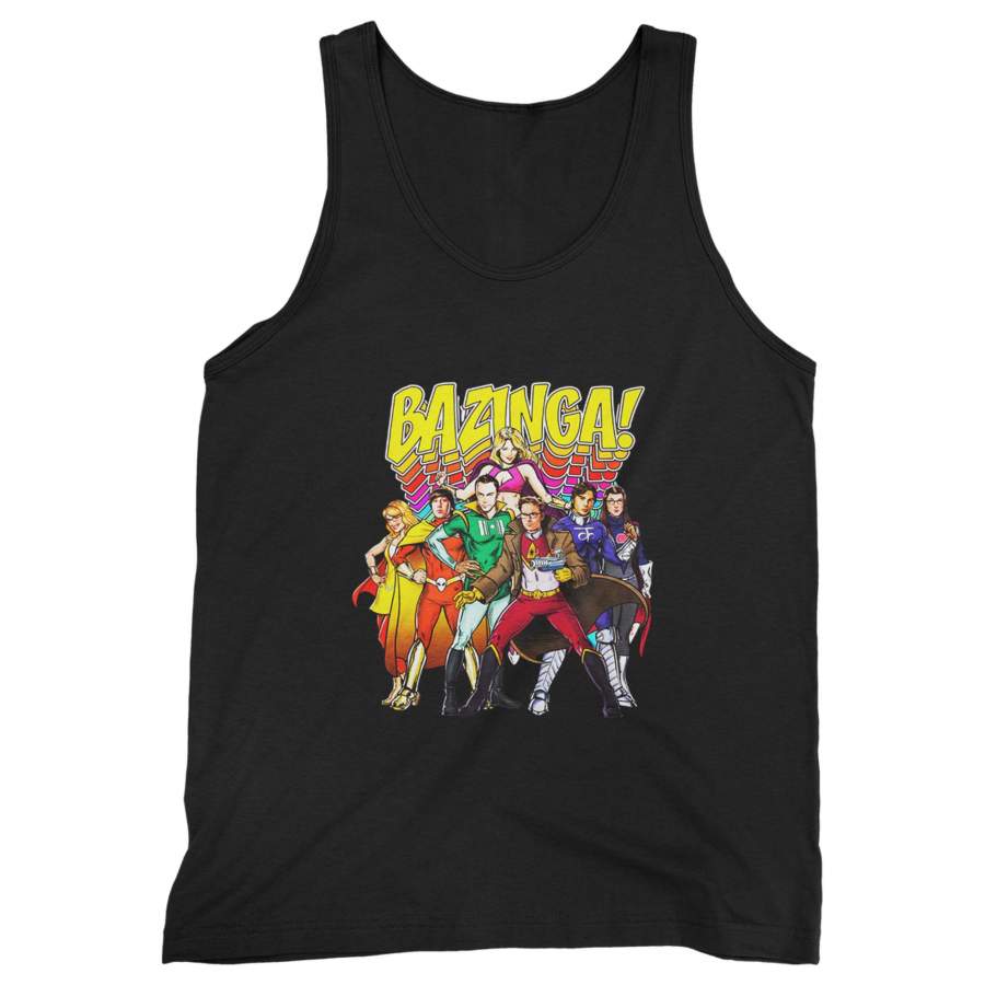 Bazinga All Character Man’s Tank Top