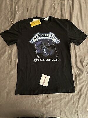 Vintage Metallica European 1984 Ride The Lightning T-shirt Hm H&m  S Nwt New 3444