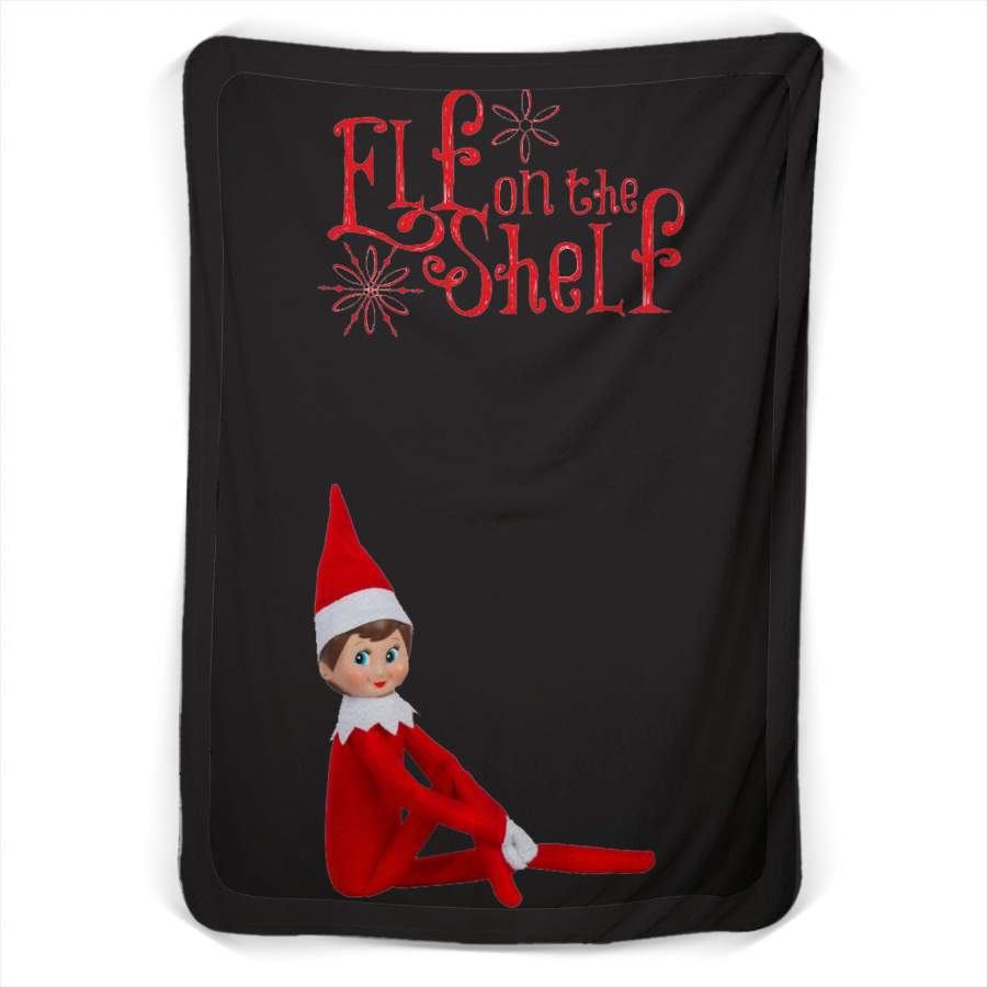 Elf On The Shelf Fleece Blanket