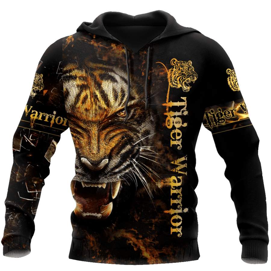 Tiger Warrior Over Printed Shirt for men and women TP