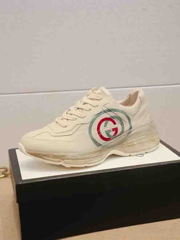 Gucci Rhyton GG Interlocking Shoes Sneakers SNK632533566