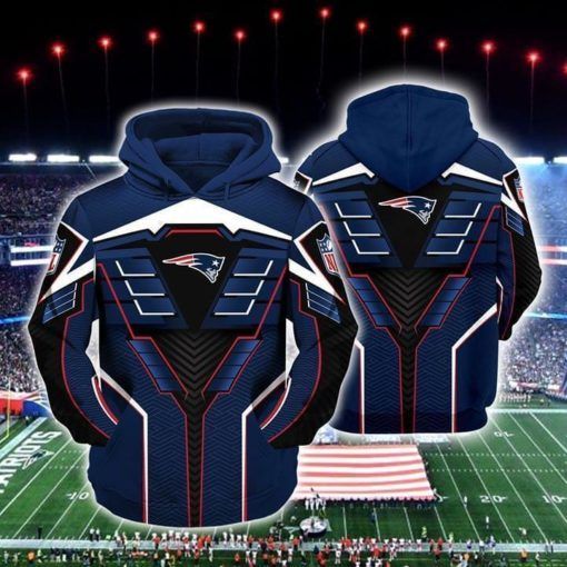 New England Patriots 3D Hoodie 06