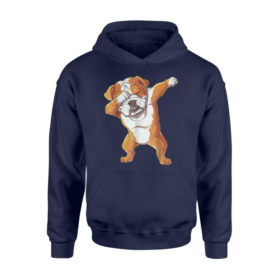 Dabbing English Bulldog Boys Dab Dance Puppy Lover Hoodie