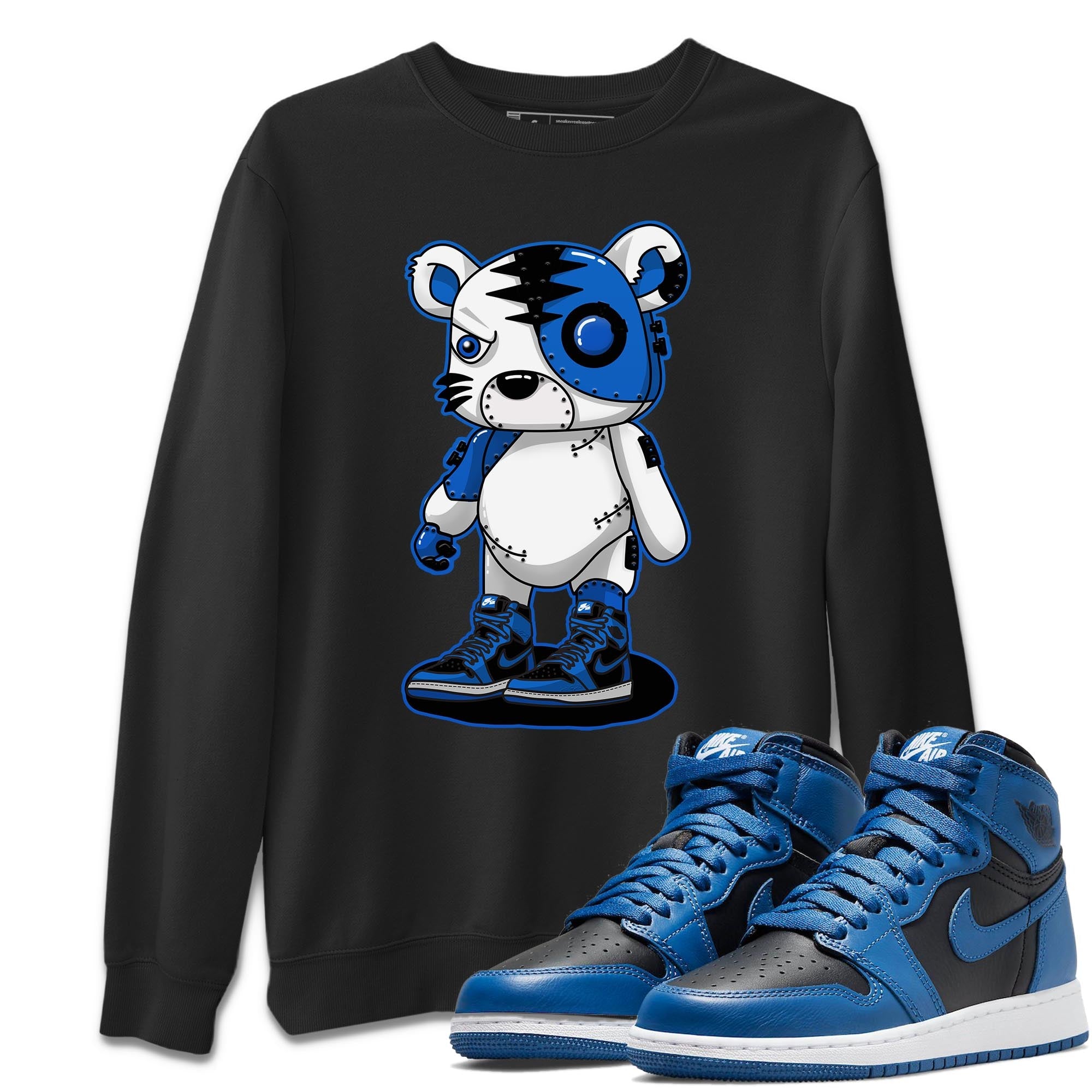 Cyborg Tiger Sweatshirt – Air Jordan 1 Dark Marina Blue