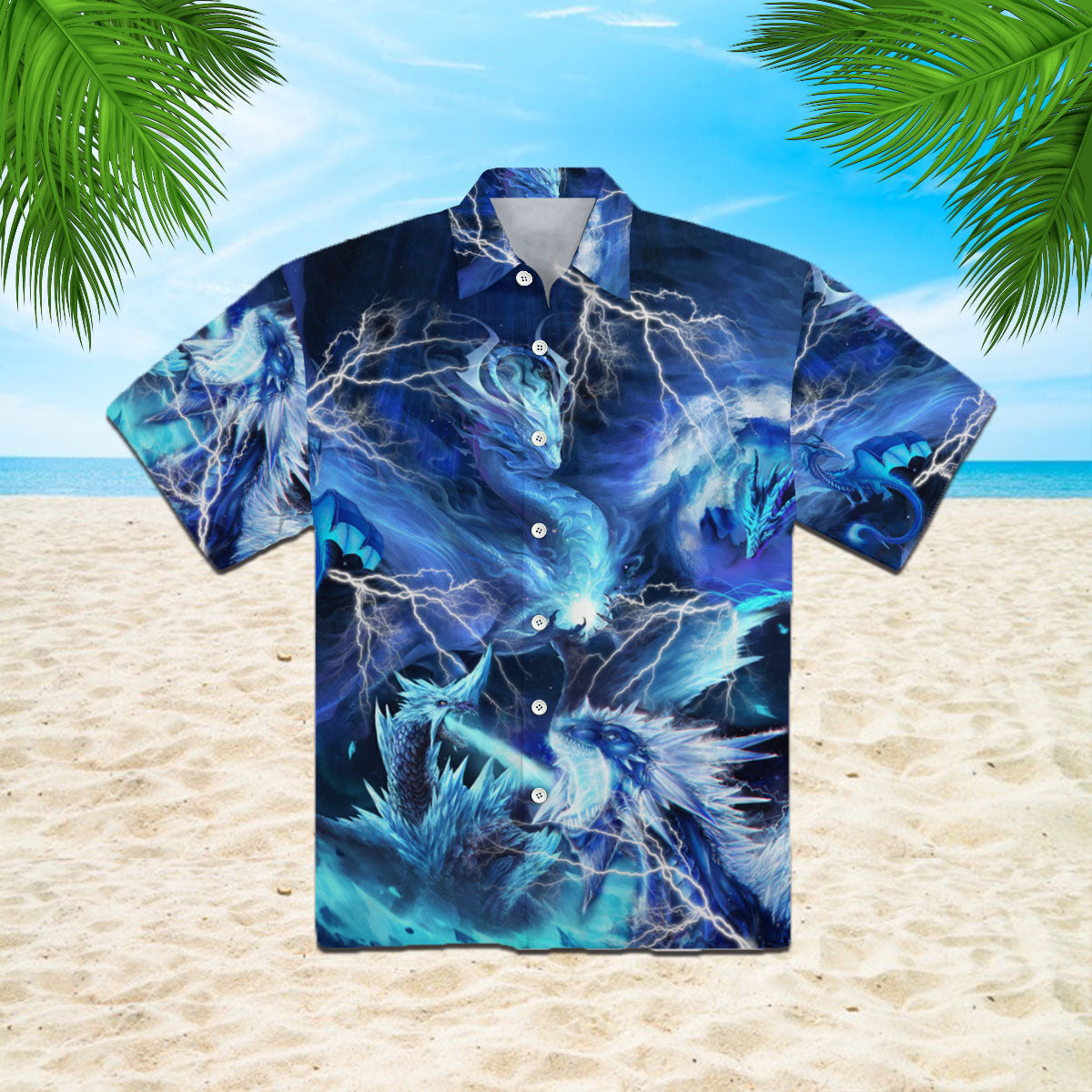 Ice Dragon Art Hawaii Shirt For Men Women Ha84392