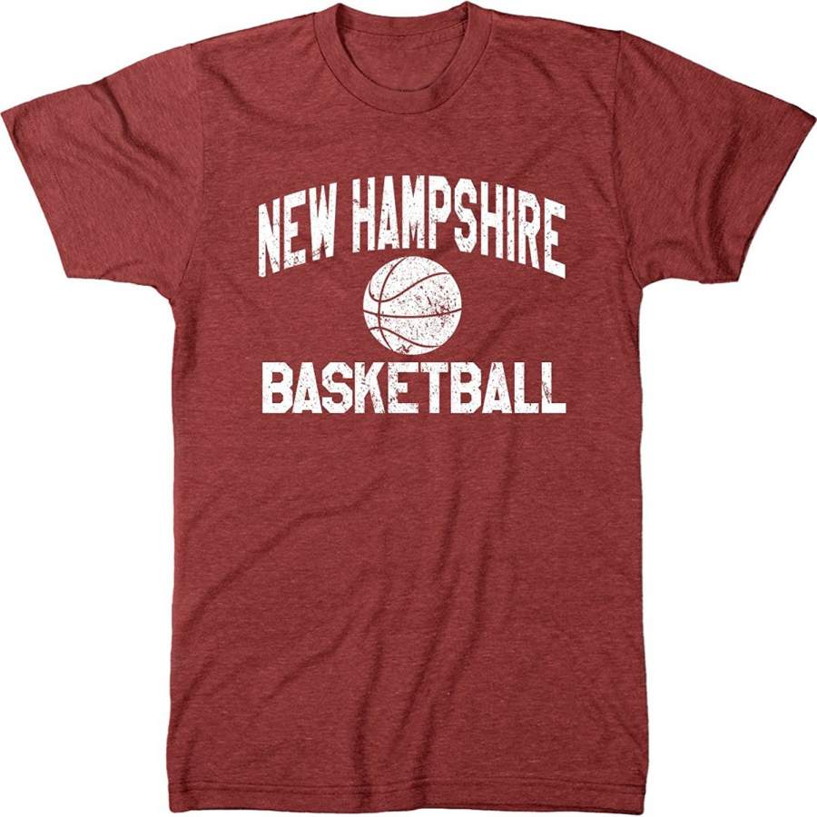 DTAHigh quality  DTATrunk Candy New Hampshire Basketball Men’s Modern Fit T-Shirt