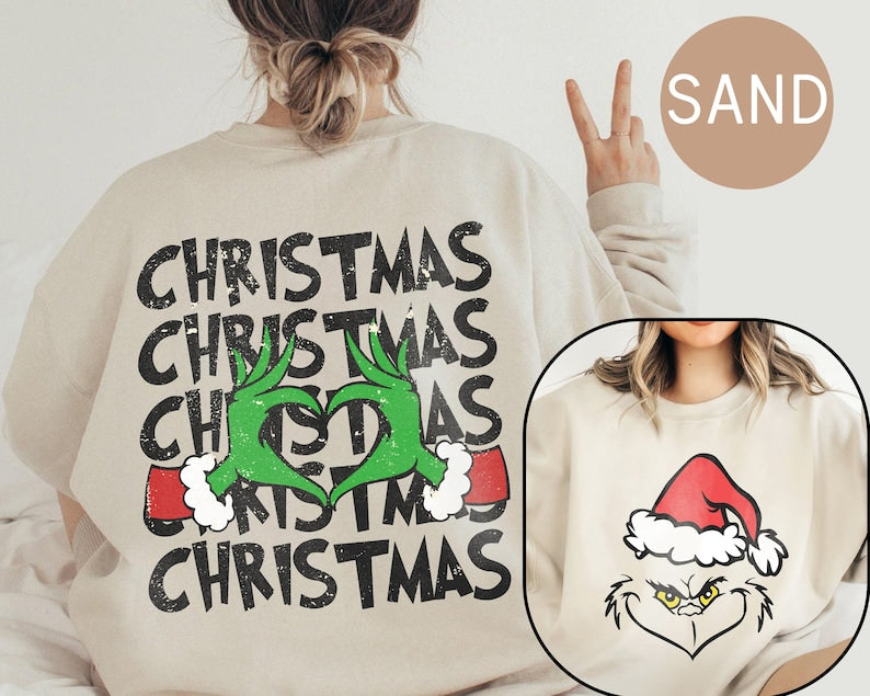 Funny Christmas Sweatshirt 2D Crewneck Sweatshirt All Over Print Sweatshirt For Women Sweatshirt For Men Sws4394