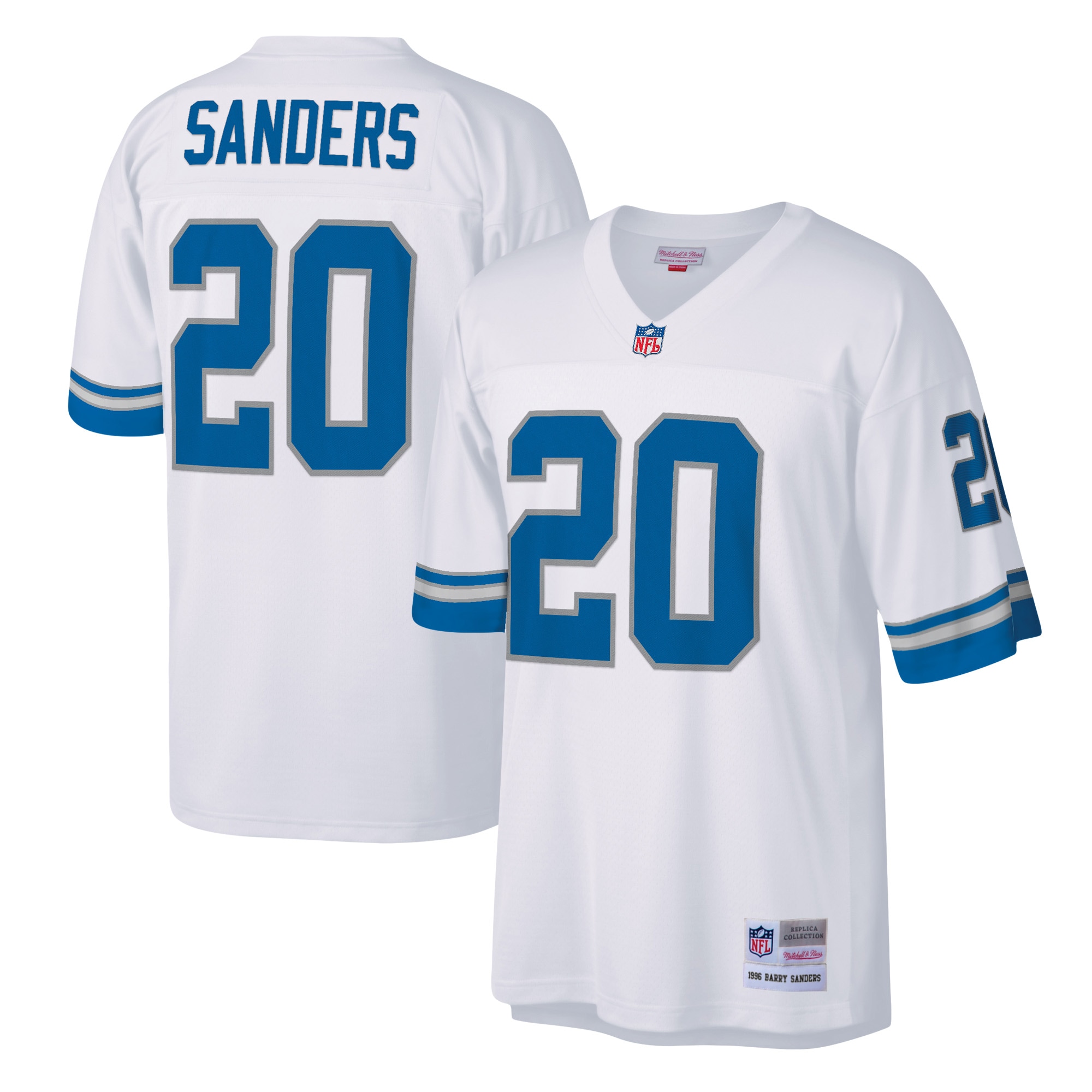 Barry Sanders Detroit Lions Mitchell & Ness Legacy Replica Jersey – White