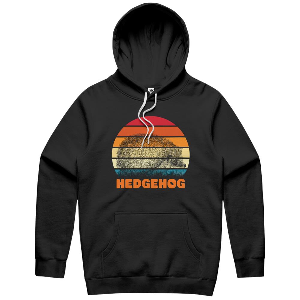 Womens Retro Hedgehog Hoodie