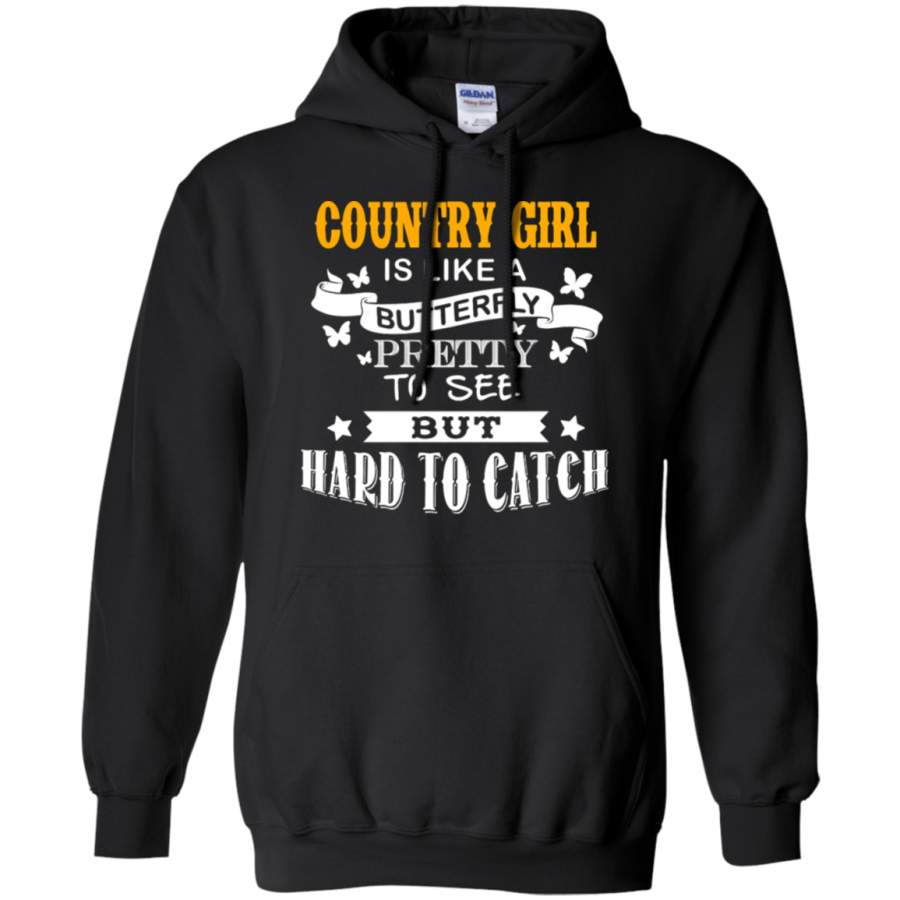 AGR Country Girl Is like A Butterfly Hoodie