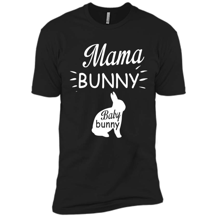 Mama Bunny Cute Easter Pregnancy Announcement Shirt Next Level Premium Short Sleeve Tee