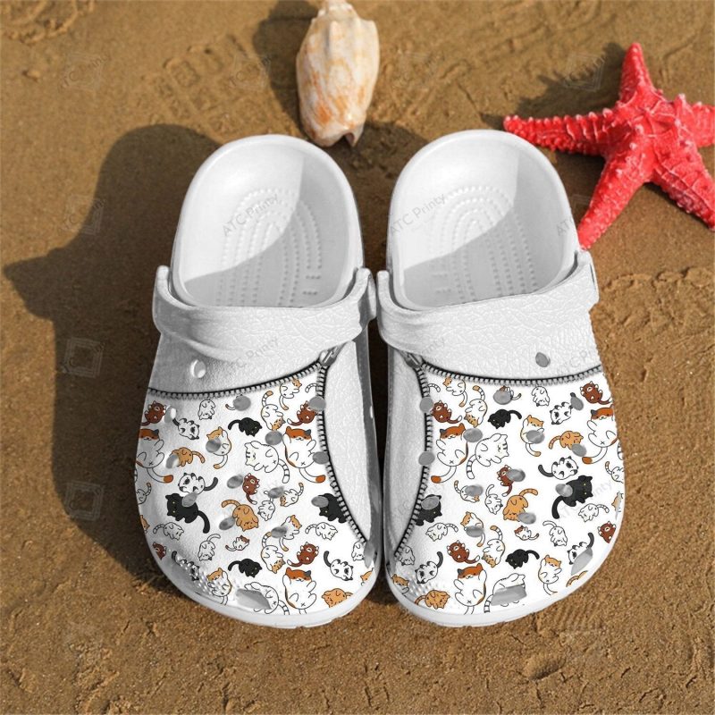 Funny Cutie Cats Shoes Crocbland Clogs Gifts For Niece Daughter