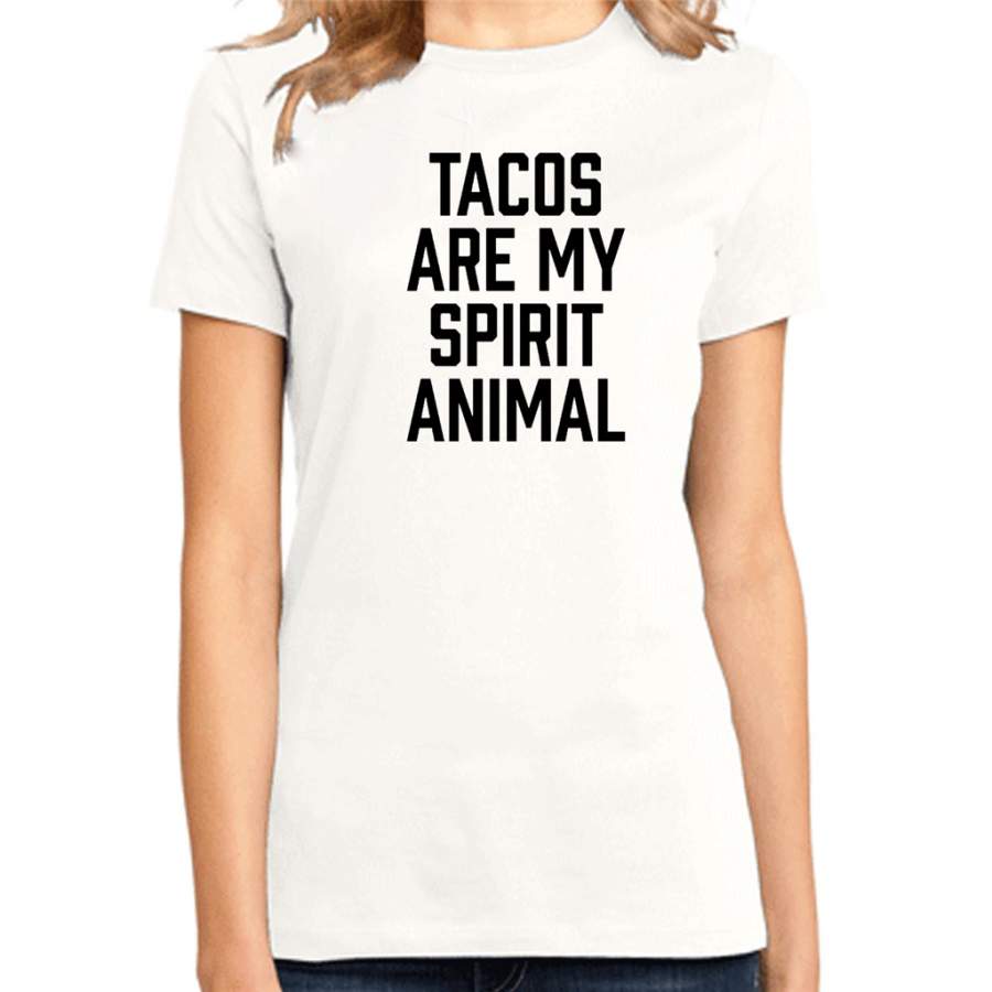 Tacos Are My Spirit Animal – District Made Ladies Shirt