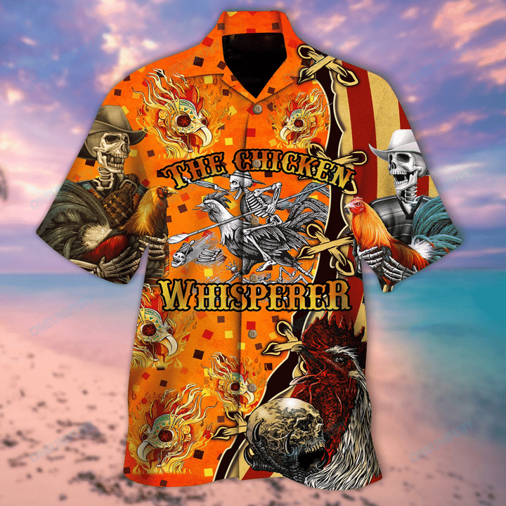 Skull Hot Chilli Chicken Aloha Hawaii Shirts For Men Women Ha71297