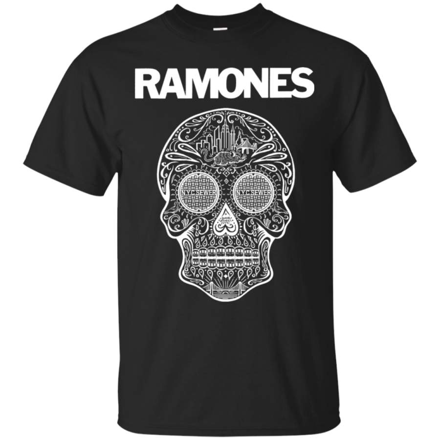 Ramones Sugar Skull Logo T-Shirt