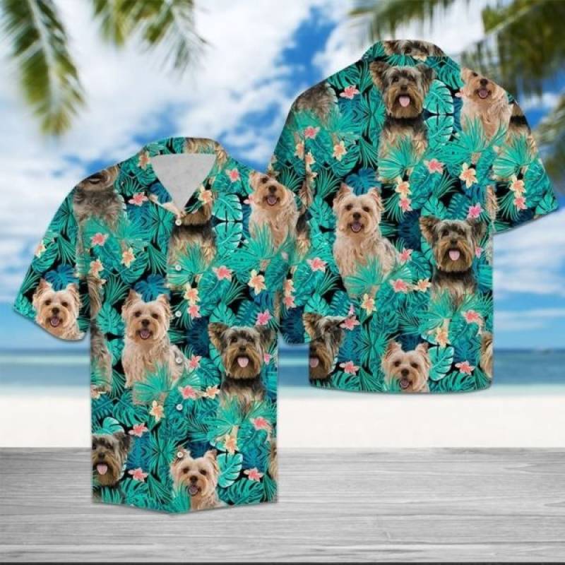 Yorkshire terrier tropical hawaiian shirt – Hothot 180720