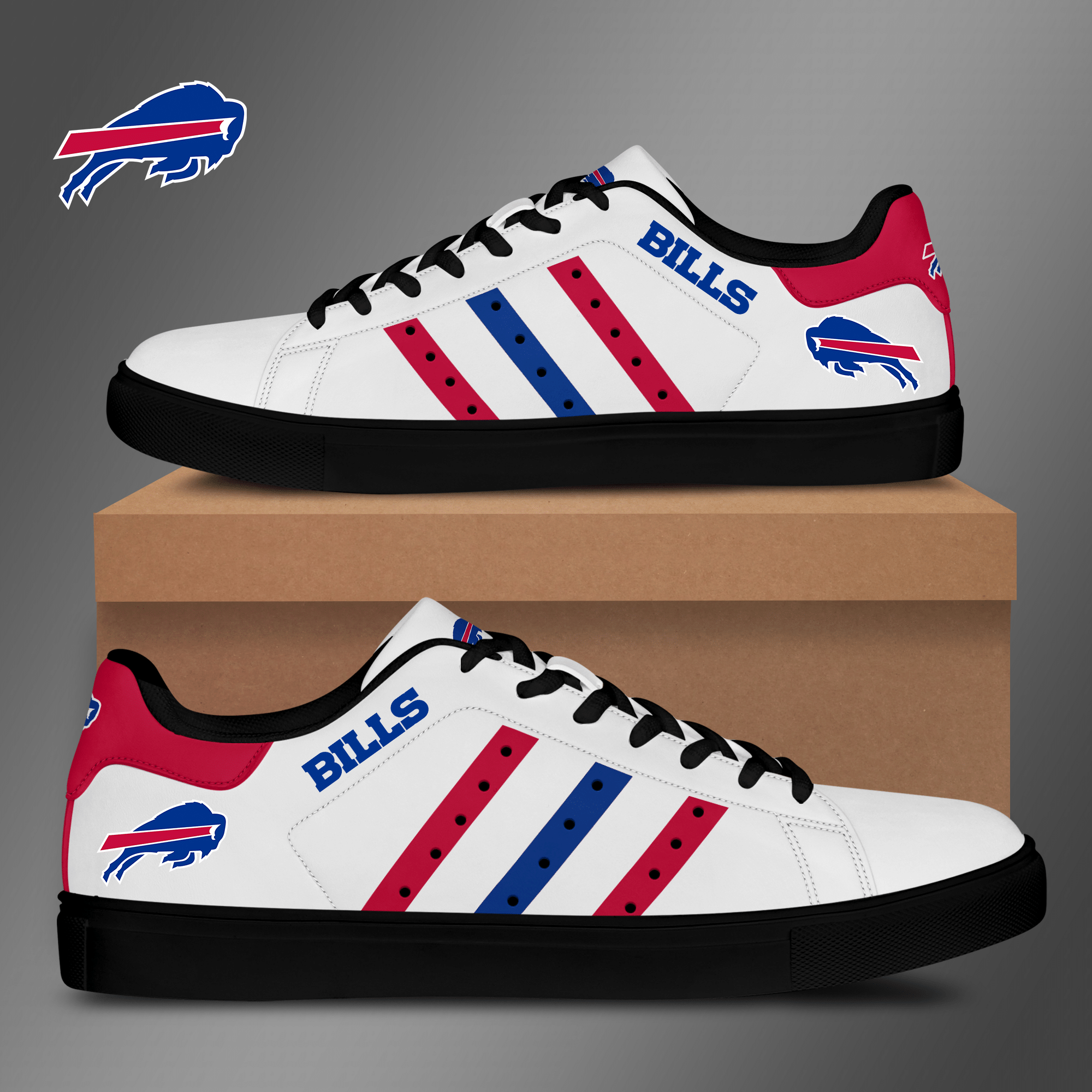 Buffalo Bills Low Top Shoes V3