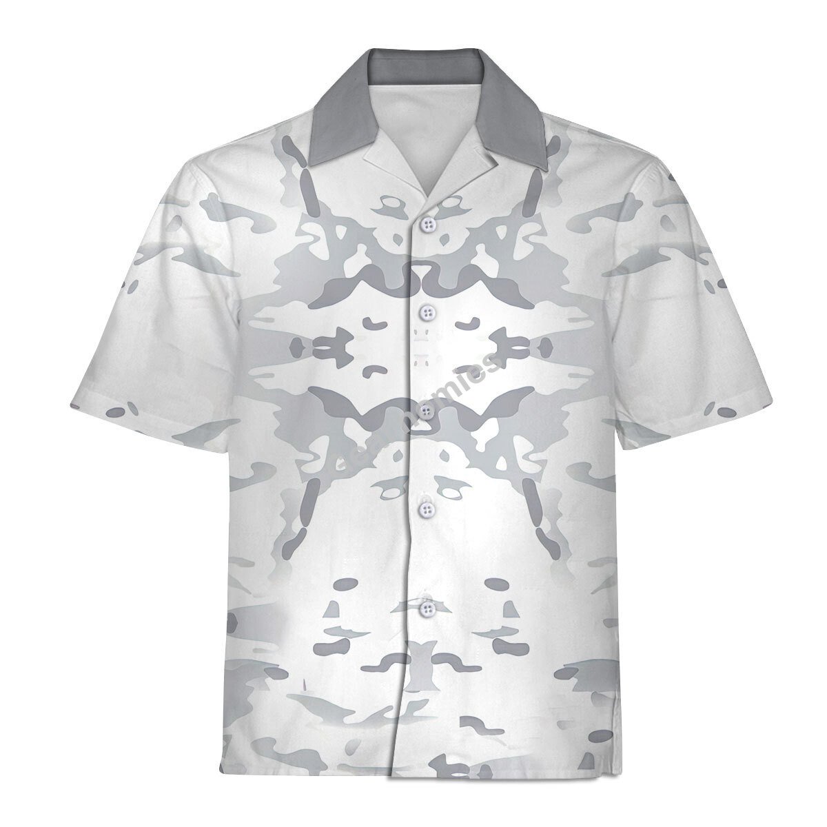 Alpine Multi Camo Hawaiian Shirt