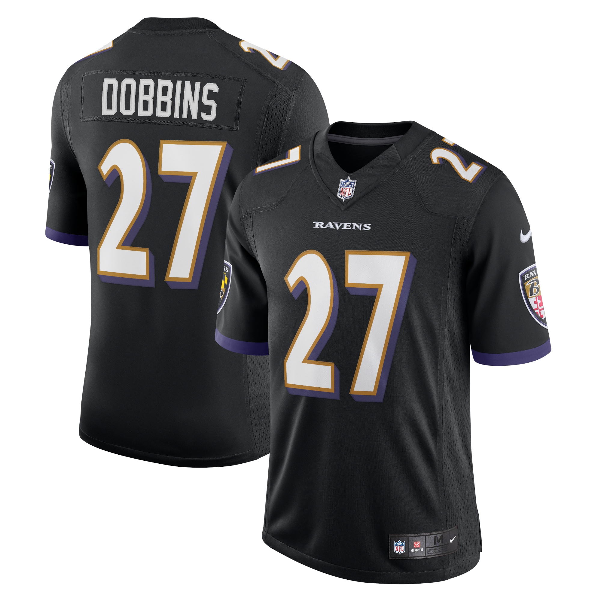 J.K. Dobbins Baltimore Ravens Vapor Limited Jersey – Black