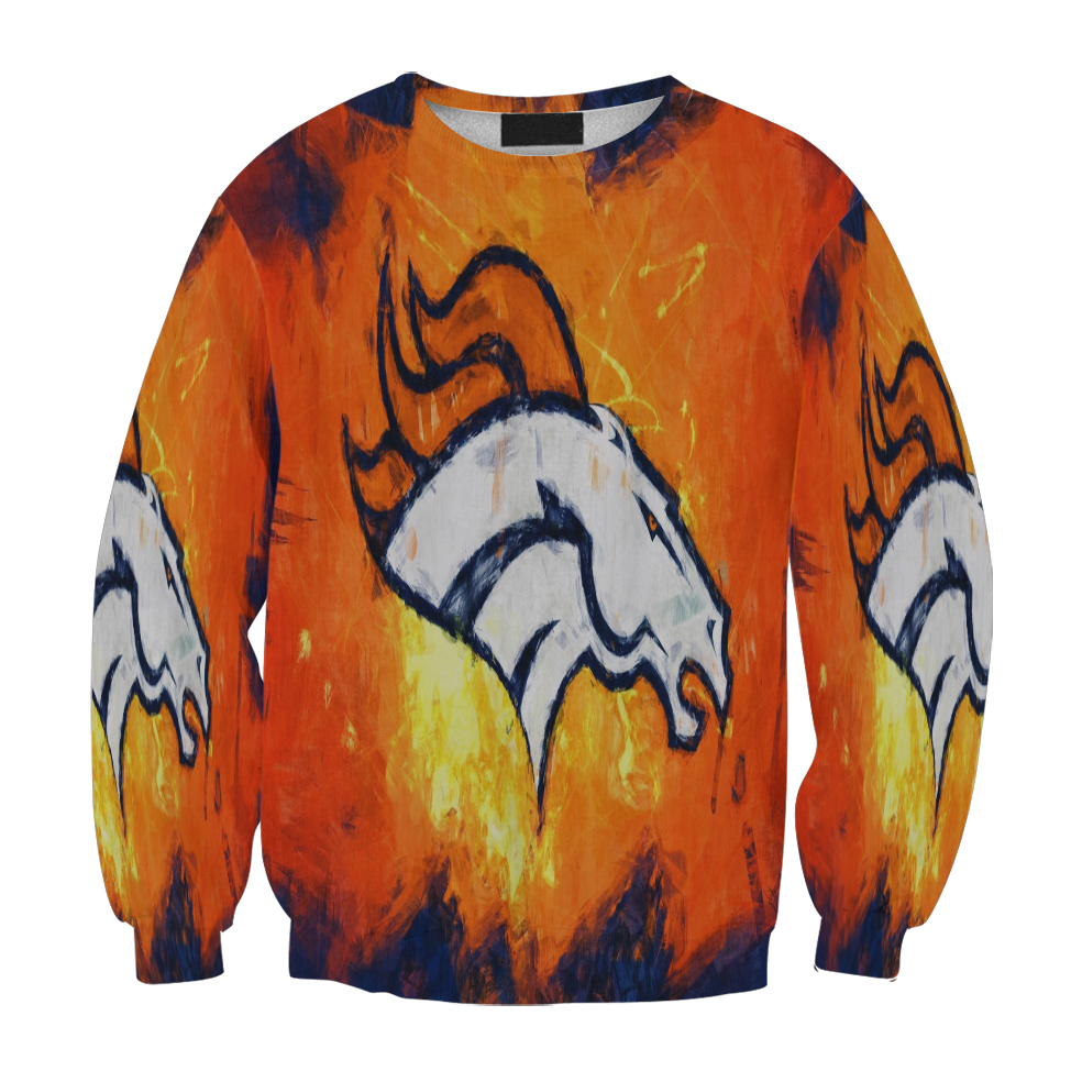 Denver Broncos Emblem V4 Gift For Fan 3D Full Printing Sweatshirt