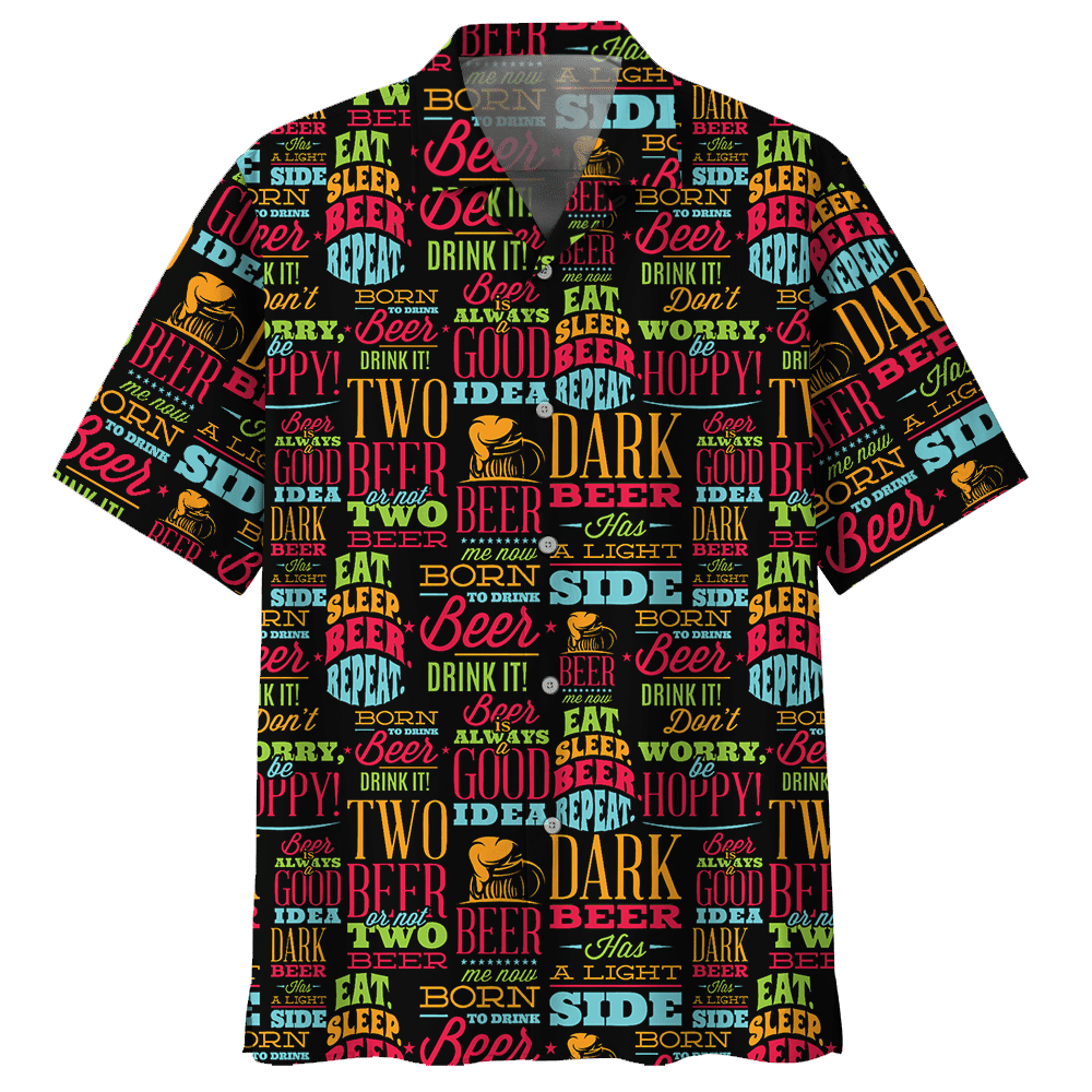 Beer Black High Quality Unisex Hawaii Shirt For Men And Women Ha63806