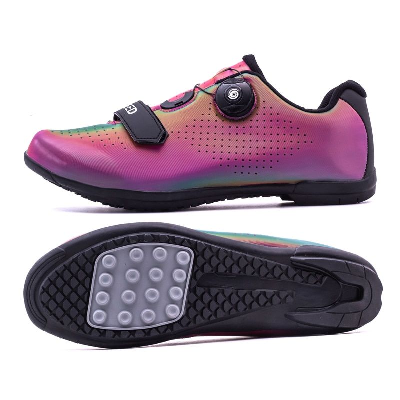 Men’s Road Bike Cycling Shoes Peloton Shoe for Men Bicycle Shoes Compatible with SPD and Delta Cleats